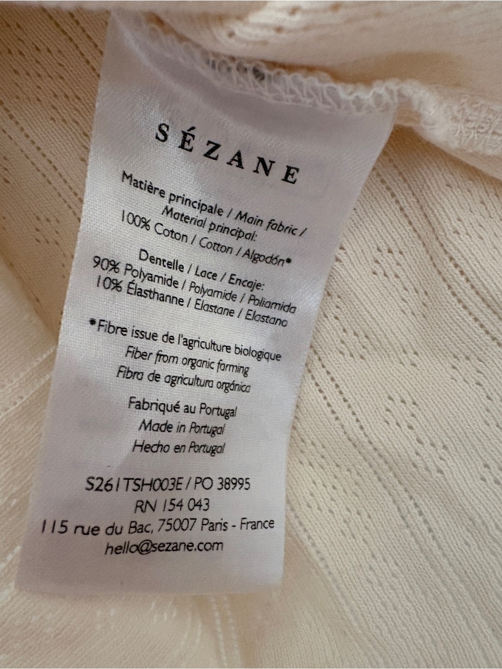 Sezane tank top XS - Picture 3 of 4